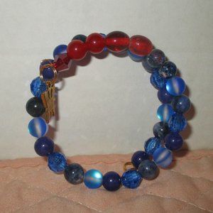 Awareness Bracelets Handmade By candyjewelshop In The IPF Color Blue💙💙